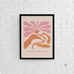 “Blossom Harmony” Floral Poster