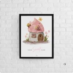 “Cozy Cottage” Home Sweet Home Poster