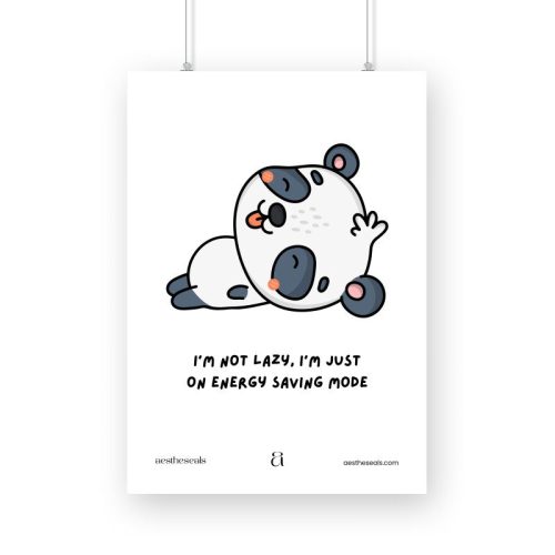 ZenNap Panda - Energy Saving Mode Poster