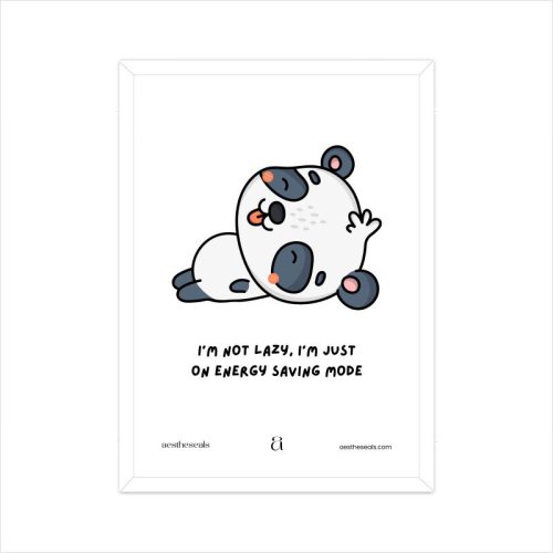 ZenNap Panda - Energy Saving Mode Poster