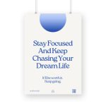 Blue Horizon Dream Life Poster