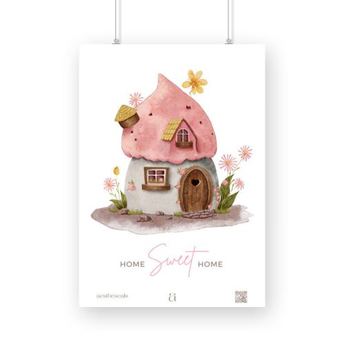 "Cozy Cottage" Home Sweet Home Poster