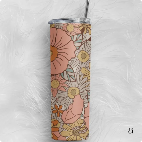 Aestheseals Serene Blooms Tumbler