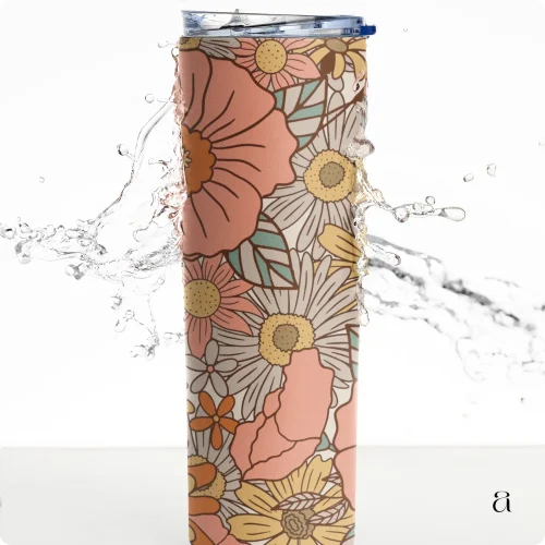 Aestheseals Serene Blooms Tumbler
