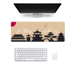 Illustrative Japanese Style Desk Mat