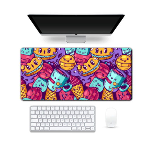 Snack Attack Kawaii Desk Mat