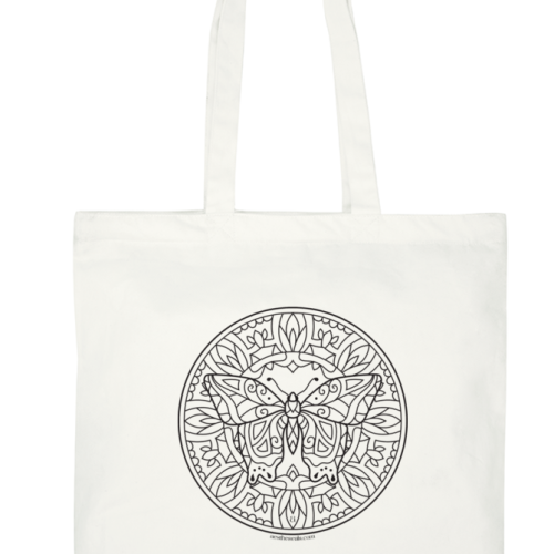 Aestheseals' Ethereal Butterfly Large Tote Bag