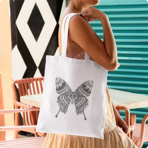 Elegant Monarch Large Tote Bag from Aestheseals