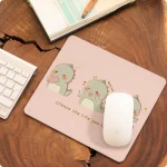 Dino Love Mouse Pad by Aestheseals