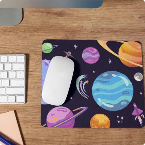 Galactic Adventure Mouse Pad by Aestheseals