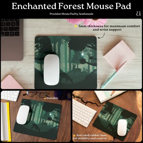 Enchanted Forest Mouse Pad from Aestheseals