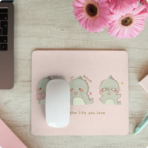 Dino Love Mouse Pad from Aestheseals