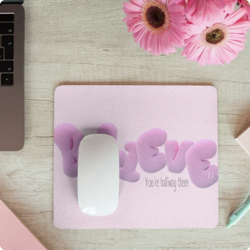 Believe Bubblegum Dream Mouse Pad